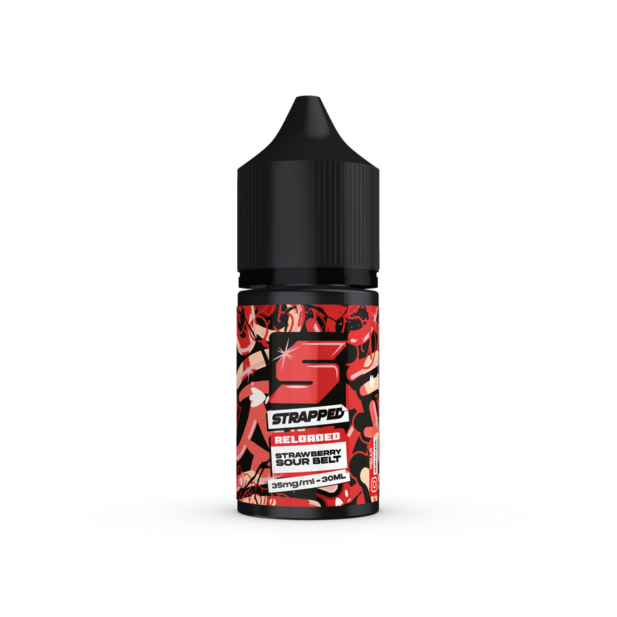 Strapped Reloaded Strawberry Sour Belt 30ml 35mg