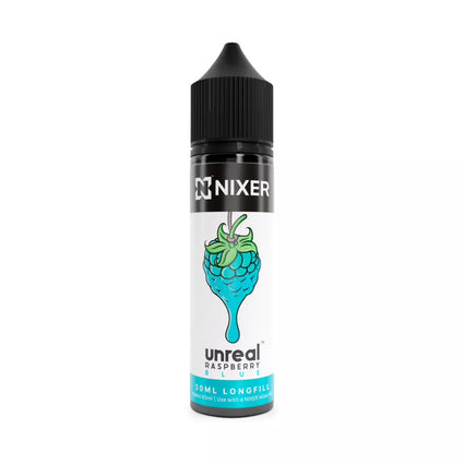Nixer x Unreal Raspberry Blue 0mg 30ml Longfill