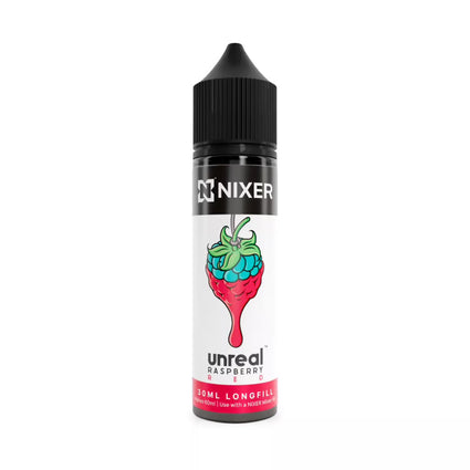 Nixer x Unreal Raspberry Red 0mg 30ml Longfill