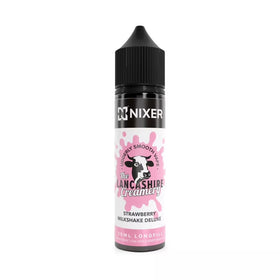 Nixer x The Lancashire Creamery Strawberry Milkshake 0mg 30ml Longfill