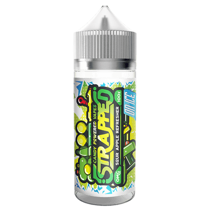 Strapped Sour Apple Refresher Ice 100ml 0mg Shortfill