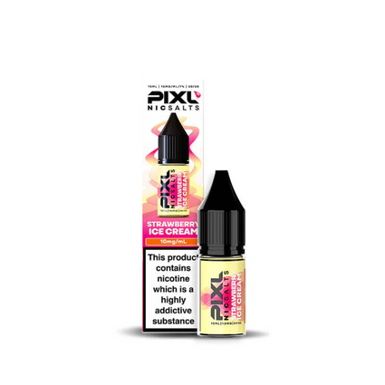 Pixl Nic Salt Strawberry Ice Cream 10ml 20mg