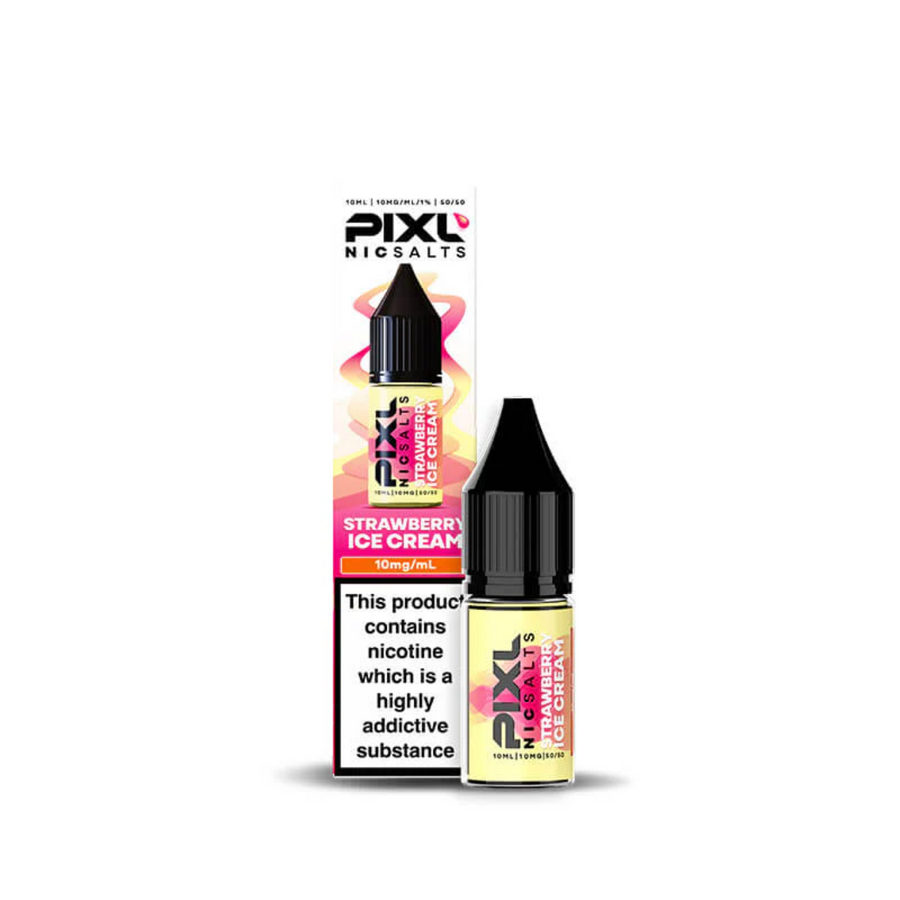 Pixl Nic Salt Strawberry Ice Cream 10ml 10mg