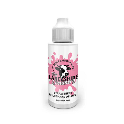Strawberry Milkshake Deluxe 100ml 0mg Shortfill