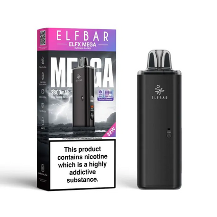 Elfbar Elfx Mega Kit Black 2ml 2800mAh