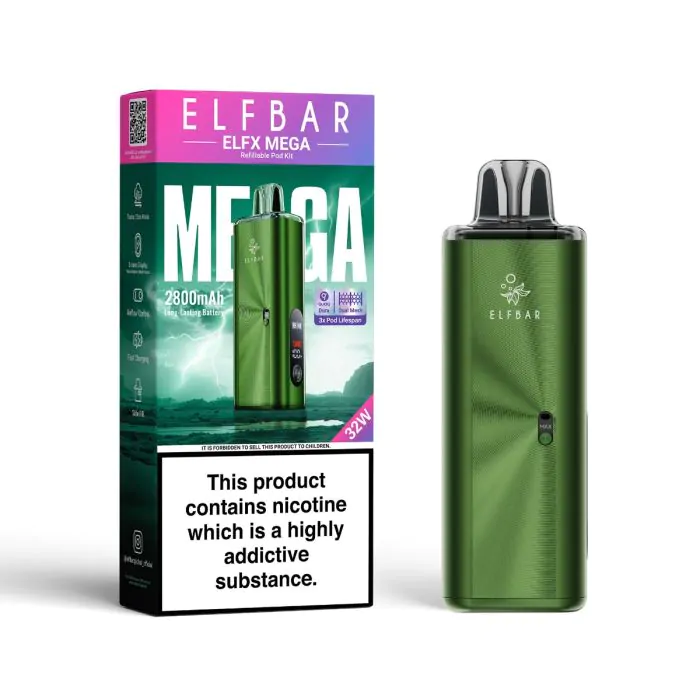 Elfbar Elfx Mega Kit Green 2ml 2800mAh