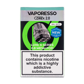Vaporesso Luxe X Corex Pods x 2 MTL 0.8 2ml