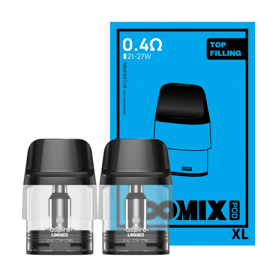 Aspire Loomix Pods 3ml 0.4ohm x2