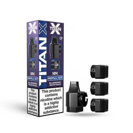 Titan X 10K Refill Blueberry Sour Razz 20mg