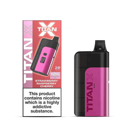 Titan X 10K Kit Strawberry Raspberry Cherry 20mg