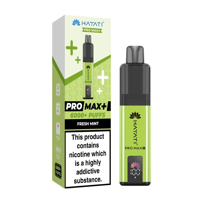 Hayati Pro Max 6000+ Pod Kit Fresh Mint 10mg