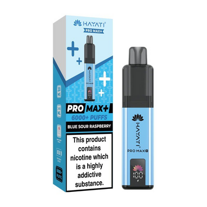 Hayati Pro Max 6000 + Pod Kit Blue Sour Raspberry 10mg