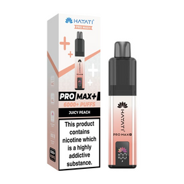 Hayati Pro Max 6000 + Pod Kit Juicy Peach 10mg