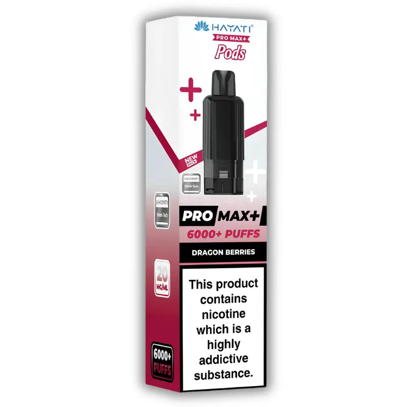 Hayati Pro Max+ 6000 Refill Dragon Berries 20mg