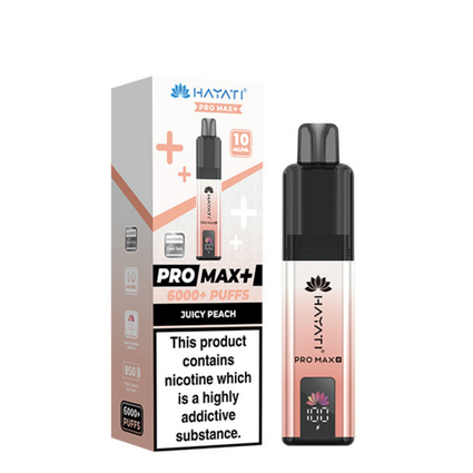 Hayati Pro Max+ 6000 Pod Kit Juicy Peach 10mg
