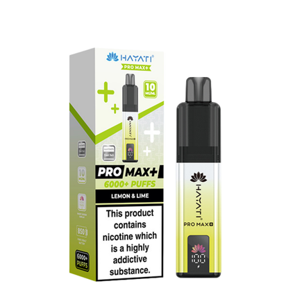Hayati Pro Max+ 6000 Pod Kit Lemon & Lime 10mg