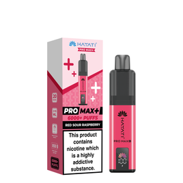Hayati Pro Max+ 6000 Pod Kit Red Sour Raspberry 20mg