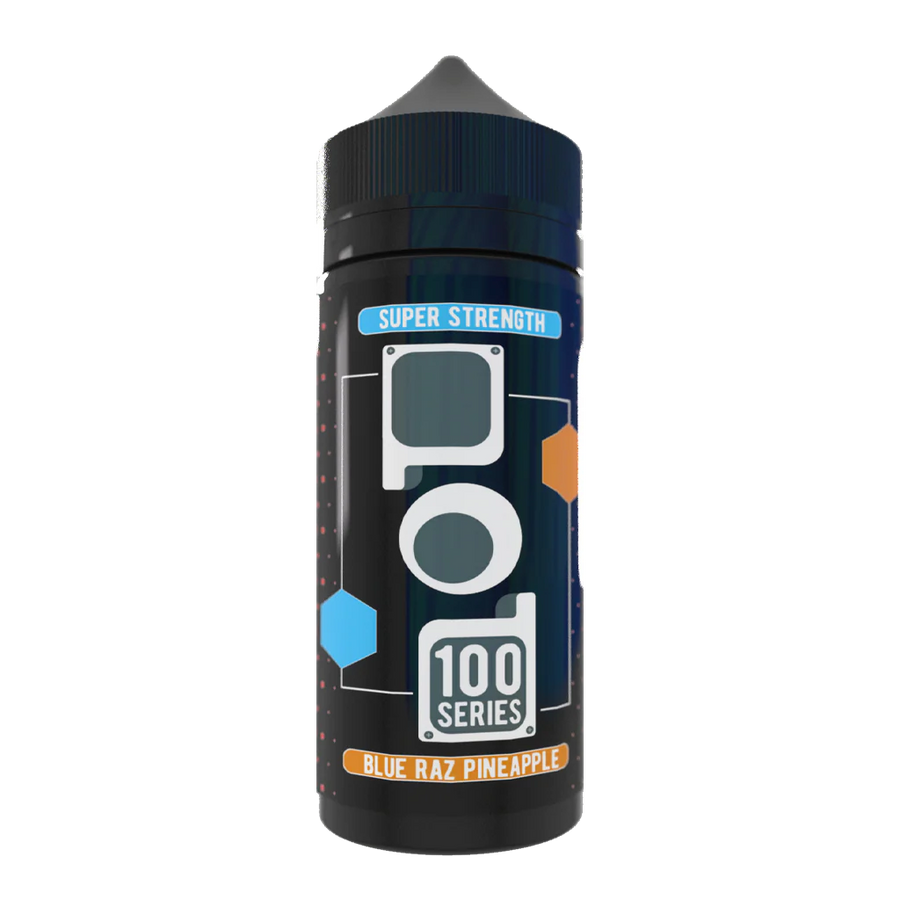 Pod 100 Series Blue Razz Pineapple 100ml 0mg Shortfill