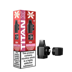 Titan X 10K Refill Strawberry Raspberry Cherry 20mg