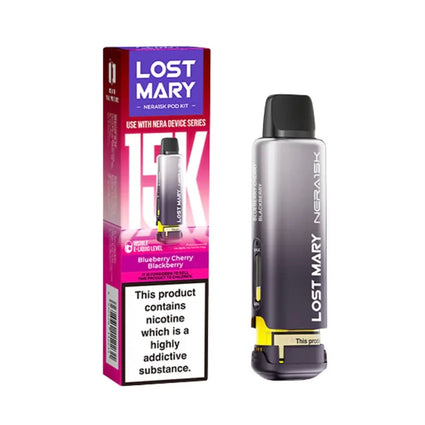 Lost Mary Nera 15k Pod Blueberry Cherry Blackberry 20mg
