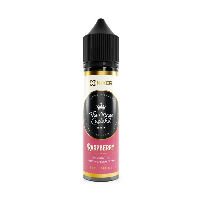 Nixer x The Kings Custard Raspberry 30ml 0mg Longfill