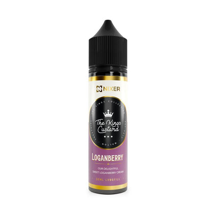 Nixer x The Kings Custard Loganberry 30ml 0mg Longfill