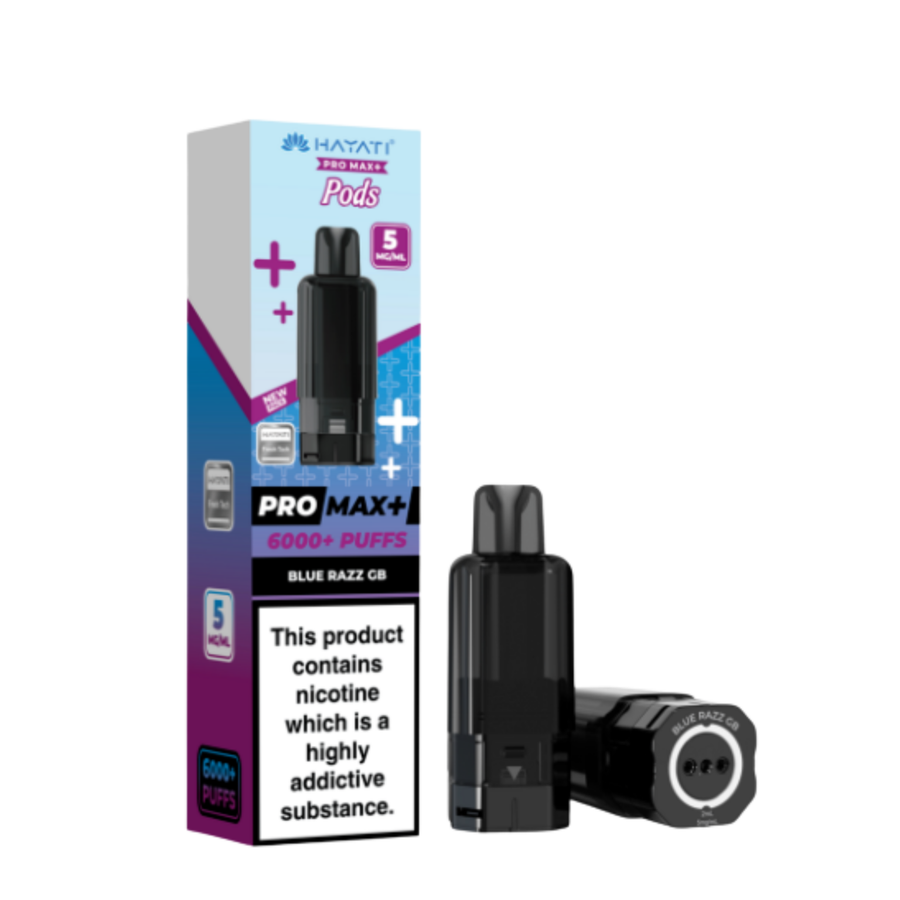 Hayati Pro Max+ 6000 Refill Blue Razz GB 5mg