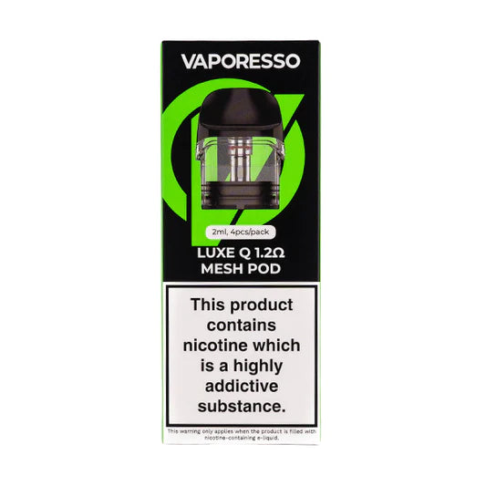 Vaporesso Luxe Q Cartridge 1.2ohm 2ml x4 vapesjersey Vaporesso Luxe Q Cartridge 1.2ohm 2ml x4 vapesjersey