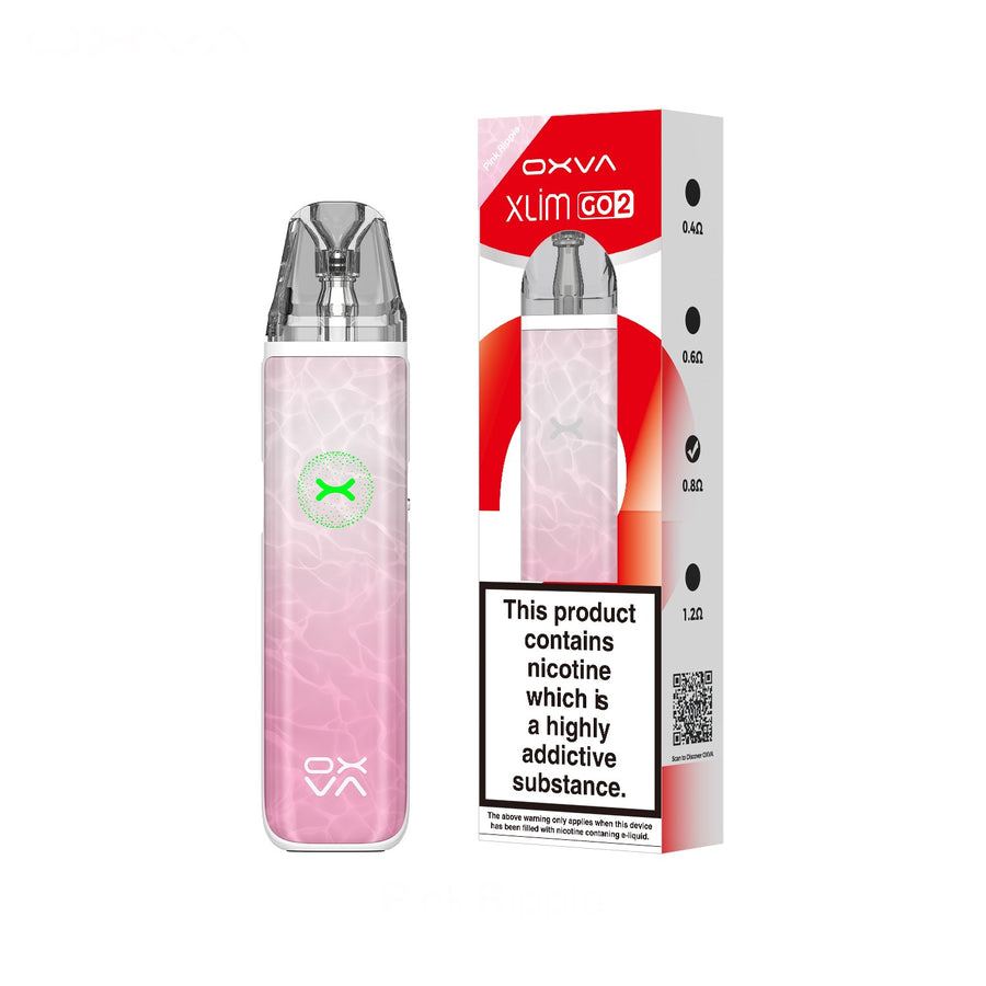 Oxva Xlim GO 2 Kit Pink Ripple 2ml 1500mAh