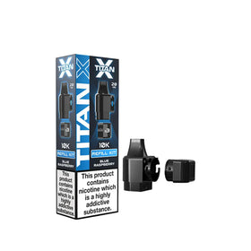 Titan X 10K Refill Blue Raspberry 20mg