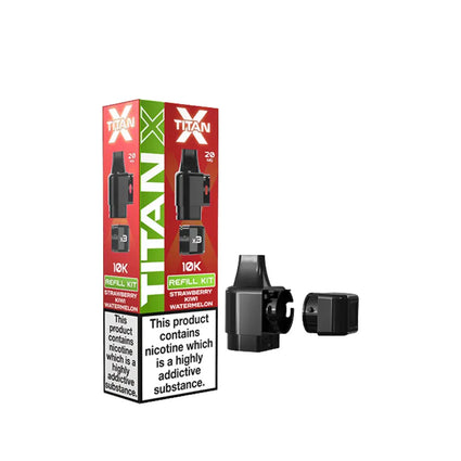Titan X Refill Strawberry Kiwi Watermelon 20mg