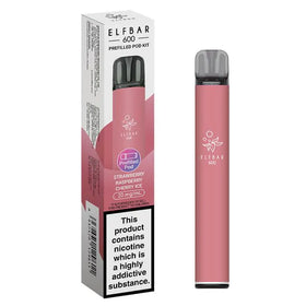 Elfbar 600 Kit Strawberry Raspberry Cherry Ice 20mg