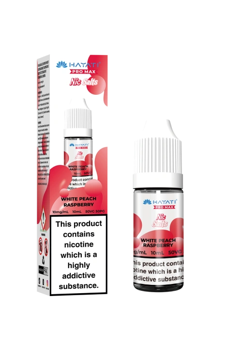Hayati Pro Max 10mg White Peach Raspberry 10ml 10mg
