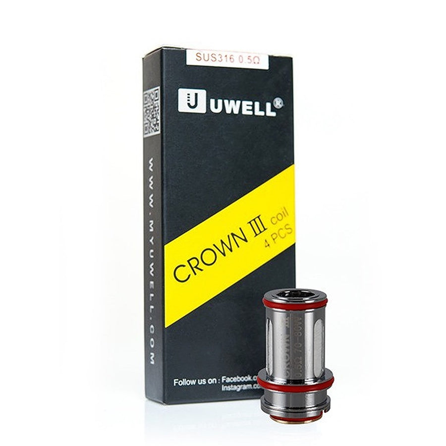 Uwell Crown 3, 0.5ohm Pack of 4