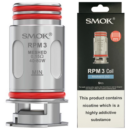 Smok RPM 3 Coils x5 0.15 40-80