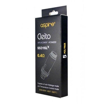 Aspire Cleito 0.4ss 55-65w pack of 5