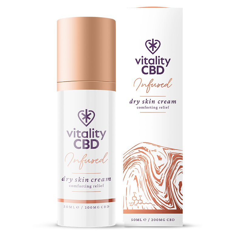 Vitality CBD Infused Dry Skin Cream
