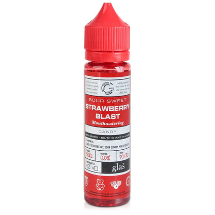 Glas Sour Sweet Candy Strawberry 50ml 0mg Shortfill
