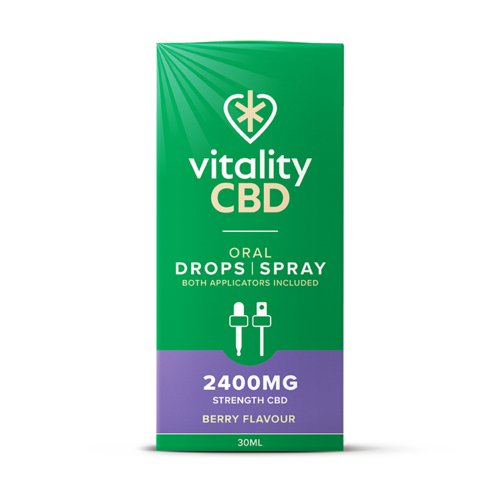 Vitality Oral Drops/Spray 2400mg Berry