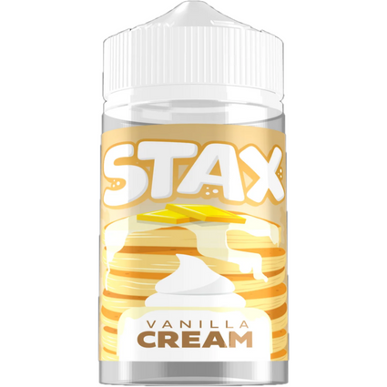 Strapped Stax Vanilla Cream Nic Salt 30mg