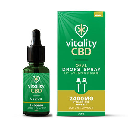 Vitality Oral Drops/Spray 2400mg Lemon