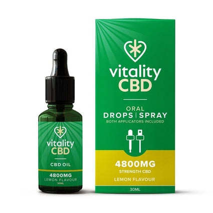 Vitality Oral Drops/Spray 4800mg Lemon